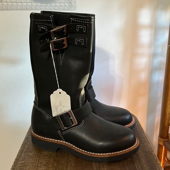 Indian Motorcycle Redwing Shoes - Indian Redwing motorcycle boots size 5